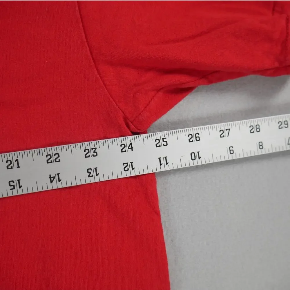 Vintage Y2K Red Nike Box Logo Streetwear Mens Size XL Gray Tag Label Cotton